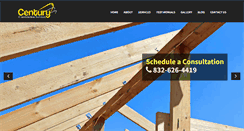 Desktop Screenshot of centuryconstructionservices.com